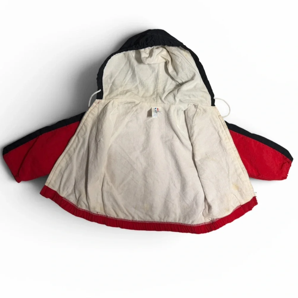 Vintage Chicago Bulls NBA Toddler Windbreaker Jacket Lightweight 24 Months